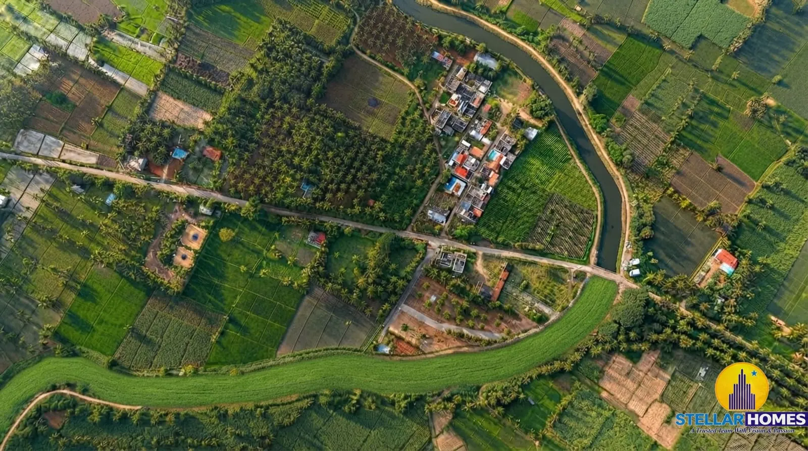 Cauvery river basin fertile farmland near Srirangapatna
