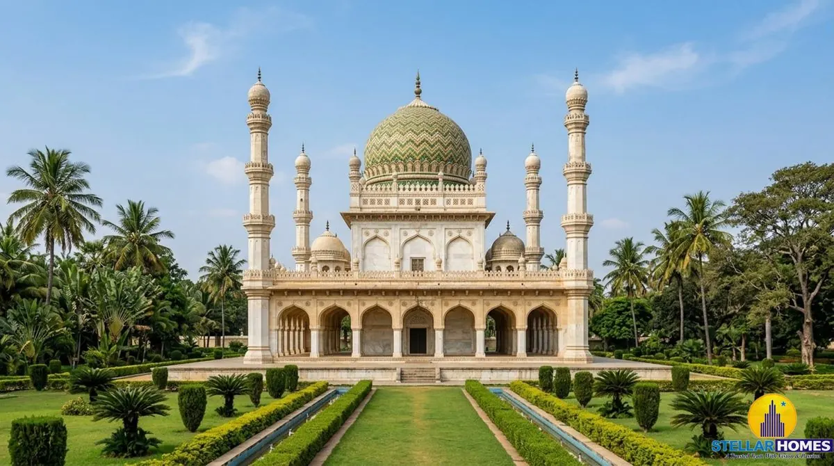 Gumbaz-e-Shahi mausoleum with domes and minarets